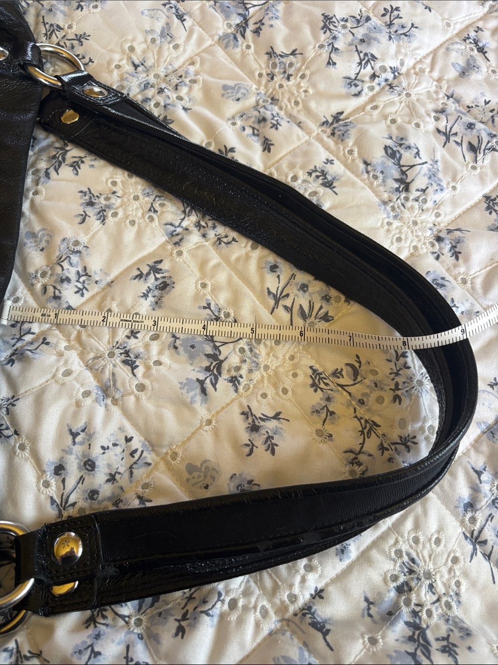 Black Leather COACH Shoulder Hobo Bag - Picture 10 of 10